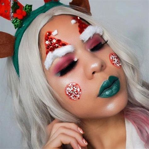 50 Christmas Makeup Looks To Try Out This Season Trendy Pins