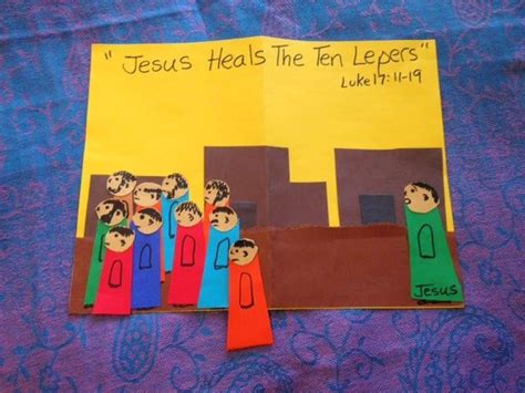 Jesus Heals The 10 Lepers Craft Sundayschoolist