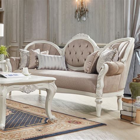 Hd Homey Design Upholstery Living Room Set Victorian European Classic Design Sofa Set