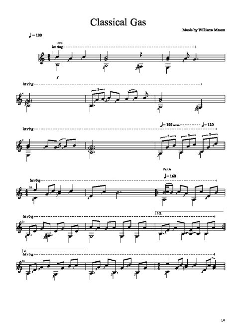 Williams. Mason - Classical Gas by Mason Williams - CGLIB.ORG Classical