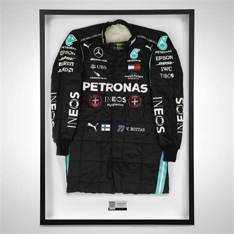 Valtteri Bottas Official Mercedes Amg Petronas F Team Race Worn