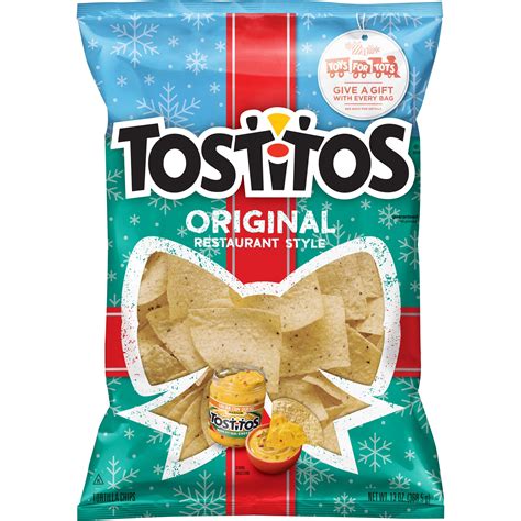 Tostitos Original Restaurant Style Tortilla Chips 13 Oz Bag Walmart