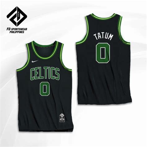 Boston Celtics Jayson Tatum 2020 2021 Earned Edition Full Sublimated