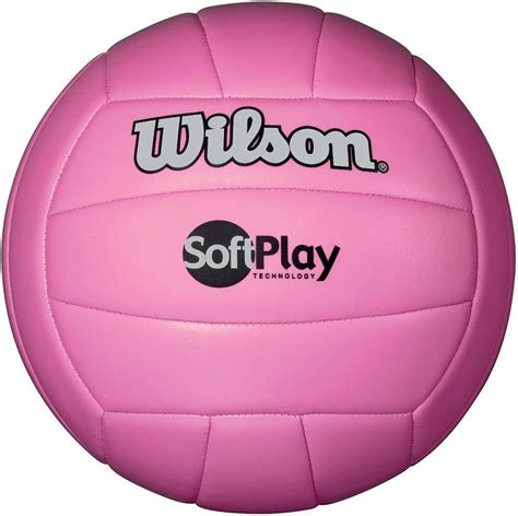 Wilson Wth3501 Pnk Soft Play Volleyball Pink Outdoor Volleyballs