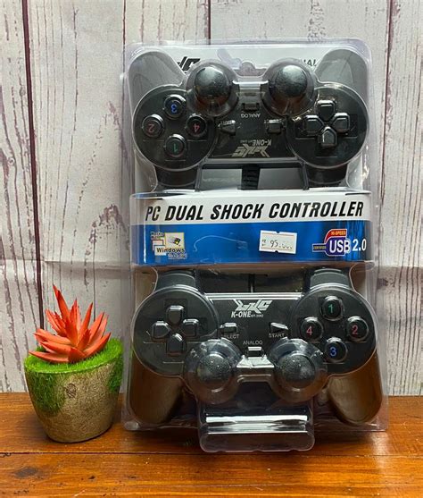 Gamepad Double Hitam E Smile Pc Dual Shock Controller Usb Tcomp Klaten