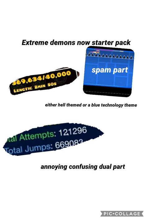 Extreme Demons Now Starter Pack Geometrydash