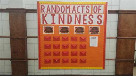 Random Acts Of Kindness Bulletin Board Kindness Bulletin Board