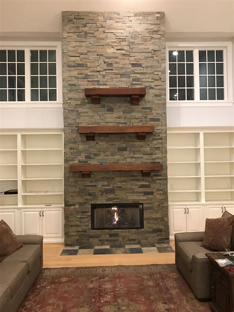 20 Stack Stone Fireplace Ideas
