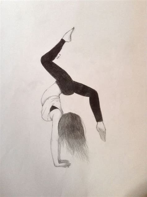 Gymnastics Drawings Yahoo Image Search Results Girl Drawing Sketches