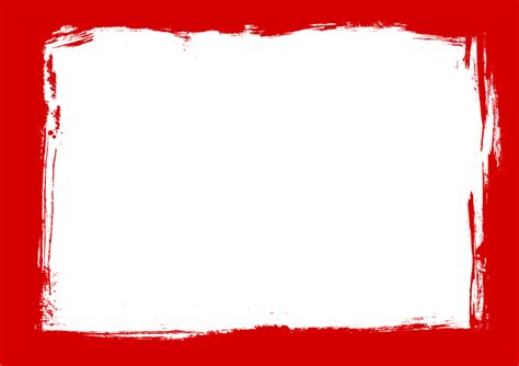 Red Border Png Image File Png All Png All