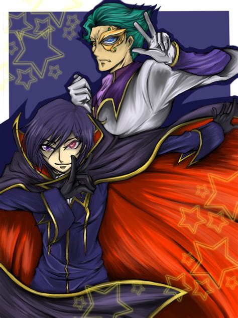 The Big Imageboard Tbib 2boys Artist Request Code Geass Green Hair Jeremiah Gottwald Lelouch