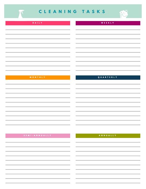 House Cleaning Checklist Template ~ Excel Templates
