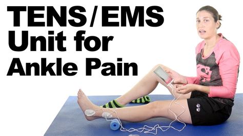 How To Use A Tens Ems Unit For Ankle Pain Relief Ask Doctor Jo