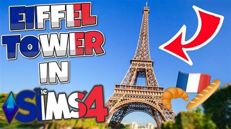 The Eiffel Tower In The Sims 4 Youtube