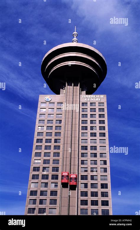 Canada British Columbia Vancouver Harbour Centre Tower Stock Photo