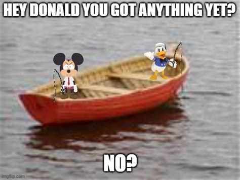 Mickey And Donald Fishing Imgflip