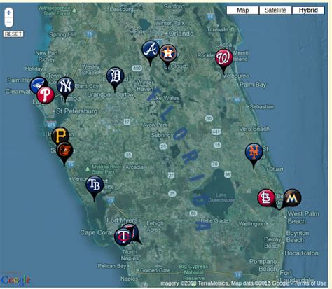 View the cactus league stadium location map. Florida's Grapefruit League - Code For MLB Spring Training ...