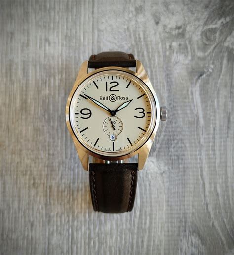 Fs Bell And Ross Vintage Br 123 Original Beige Automatic 41mm