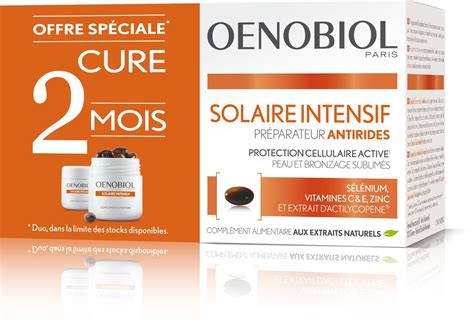 Oenobiol Solaire Intensif Anti Rides 2 X 30 Capsules 2ème Produit à