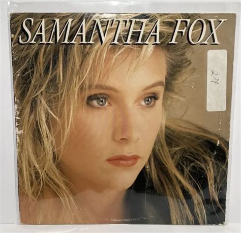 Samantha Fox Self Titled Lp Vinyl Record Album 2500 Picclick