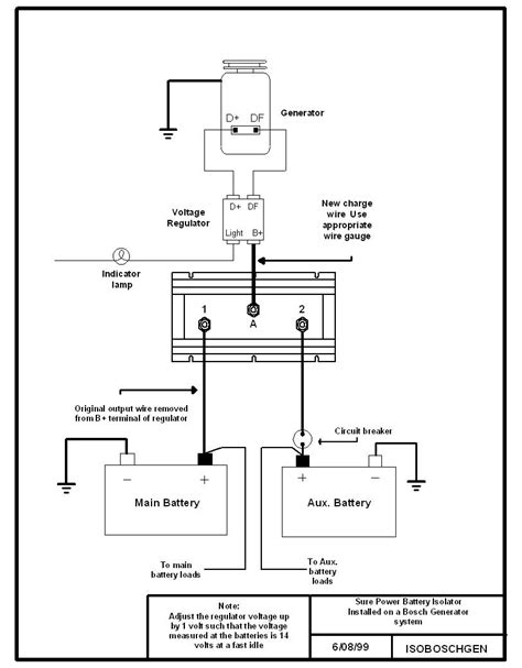 Car Battery Isolator Switch Wiring Diagram