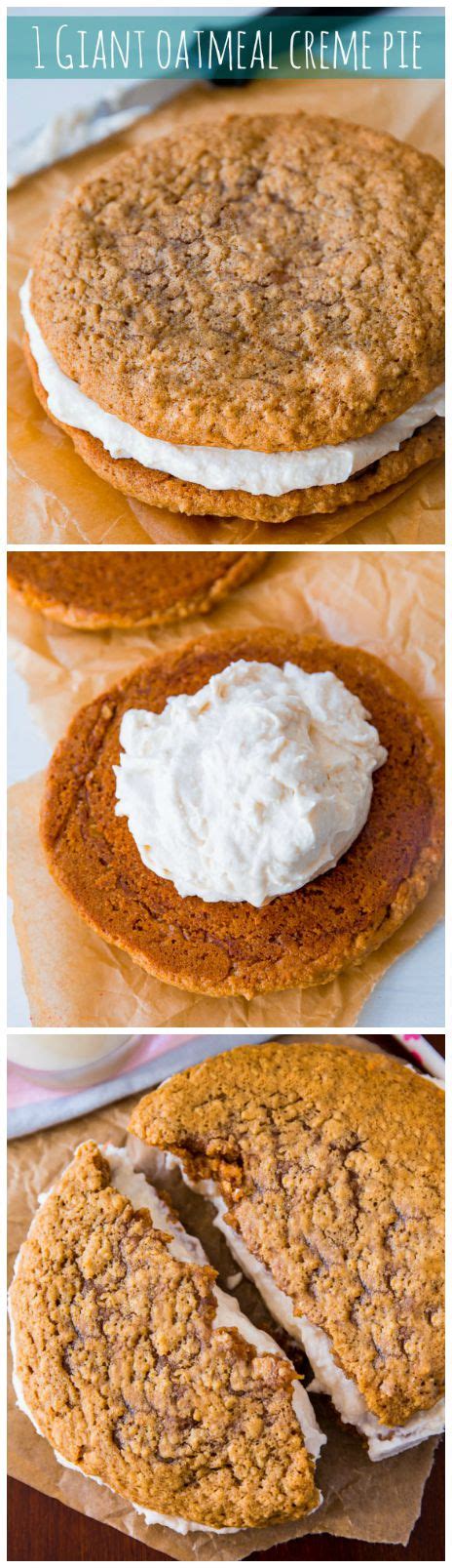 I found this recipe and it's the closest i've come to them. 1 Giant Oatmeal Creme Pie - Sallys Baking Addiction