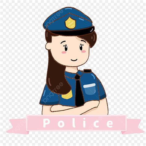 Caricatura De Mujer Policía Png Dibujos Policía Mujer Dibujos