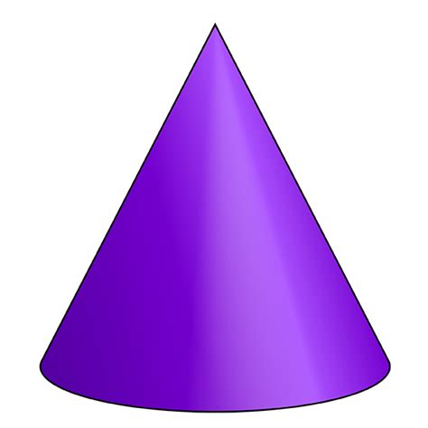 Cone Clipart 3 D Shape Cone 3 D Shape Transparent Free For Download On