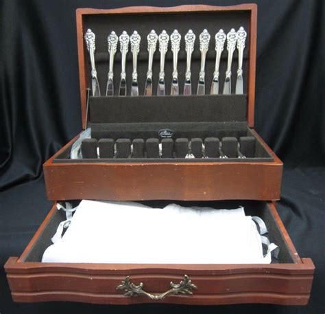 All american silverware manufacturers, over 300 new patterns available. Vintage 1941 Grande Baroque By Wallace Sterling Silver 53 ...