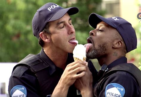 Be cool in ice watch light up the night run 2015 shah. Two Cops Share an Ice Cream Cone: WATCH - Towleroad Gay News