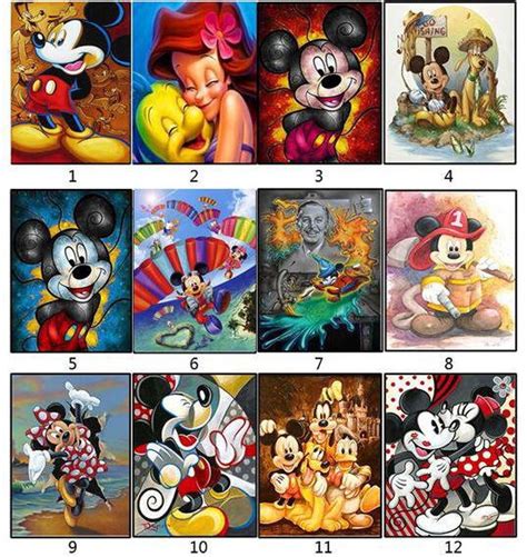 5d Diamond Painting Kit Disney Mickey Diy Full Diamond Etsy