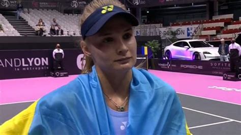 My Heart Stays At Home Emotional Dayana Yastremska Calls Her Lyon