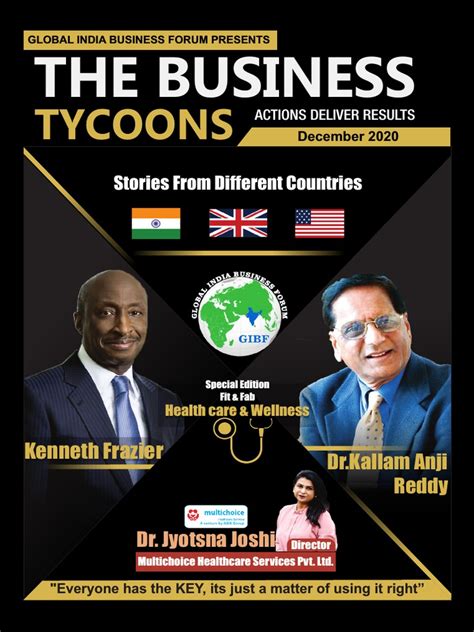 The Business Tycoons December 2020 Issues Best Business Magazine