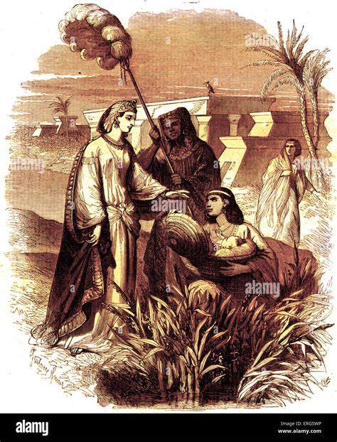El Bebé Moisés Encontró En El Carrizal Por La Hija Del Faraón Éxodo