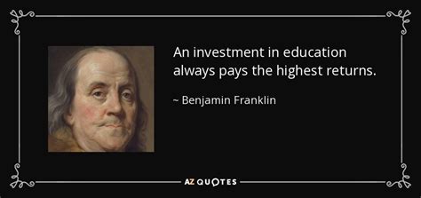 Top 20 Investment In Education Quotes A Z Quotes