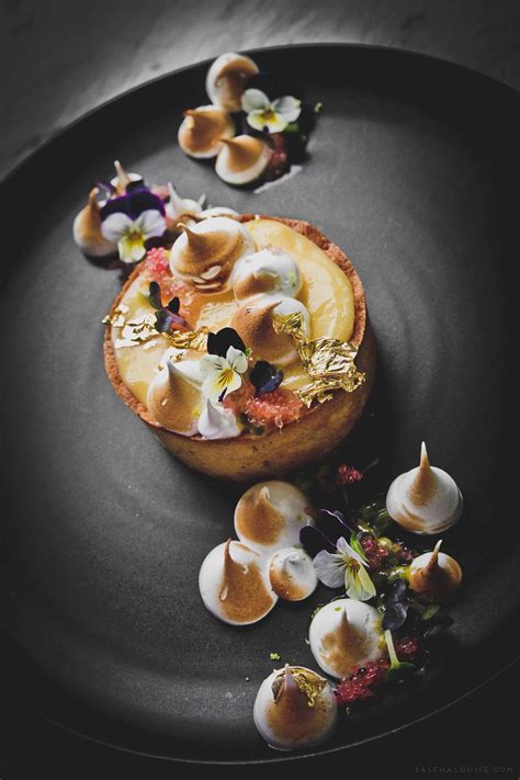Fine dining dessert lemon tart. Lemon & Lime Tarts — Sweet Gastronomy