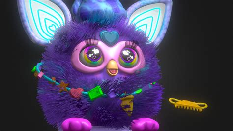 Furby Purple 2023 Download Free 3d Model By 🇧🇷 Samelcookies 🇧🇷