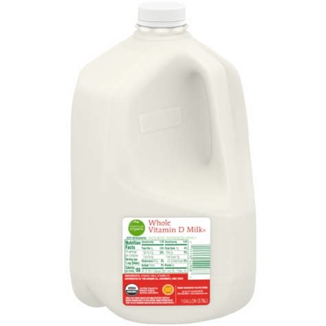 Each serving of simple truth coconut milk is full of great flavor and healthy for you too. Kroger - Simple Truth Organic™ Whole Milk, 1 gal