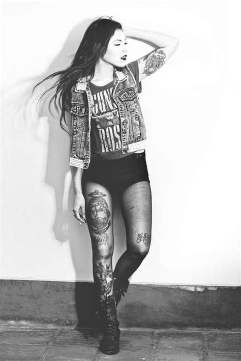 Pin By Angel Vanegas O On Tattoo Inspiration Fashion Rocker Style Punk Fashion