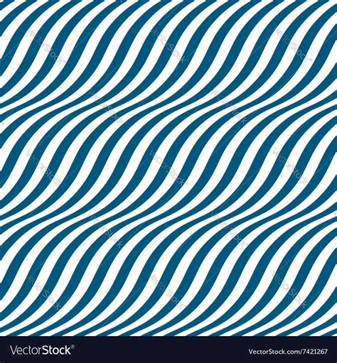 Wavy Stripes Seamless Pattern Royalty Free Vector Image