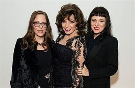 Joan Collins 89 Poses For Photo With Rarely Seen Daughter Katy