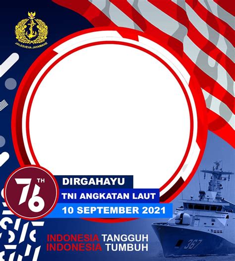 Twibbon HUT TNI AL 2021 Ulang Tahun Tentara Nasional Indonesia