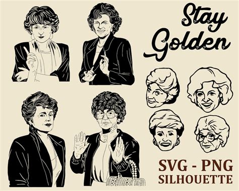 Golden Girls Logo Svg