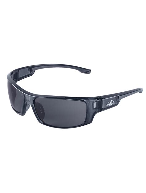 Dorado® Dark Smoke Anti Fog Lens Crystal Black Frame Safety Glasses Bh943af Bullhead Safety