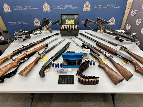 Firearms Stolen Property Recovered In Southeast Alberta Alert