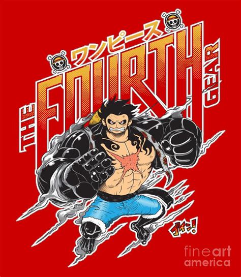 One Piece Luffy Gear 4 Mixed Media By Aditya Sena Fine Art America