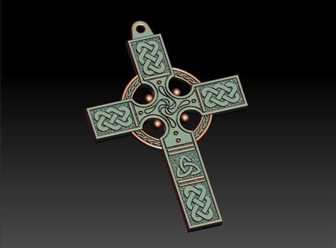 This cross has the traditional irish knots. celtic Celtic cross 3D print model | CGTrader