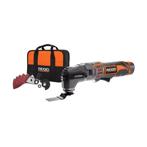 Ridgid Jobmax 12v Multi Tool With Tool Free Head The Home Depot Canada