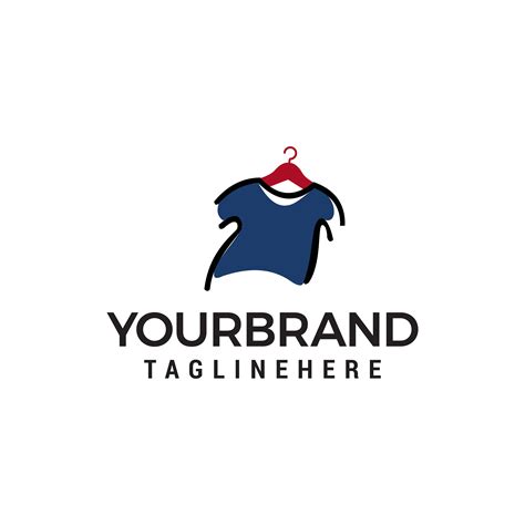 clothes logo design concept template vector 578395 Vector Art at Vecteezy