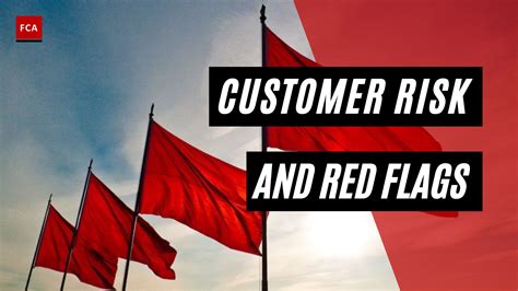 Customer Risk And Red Flags Fight Against Money Laundering And